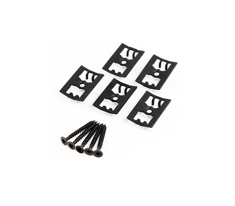 Bevestigingsclips Megawood / Easydeck 50 Stuks Edelmetaal clips