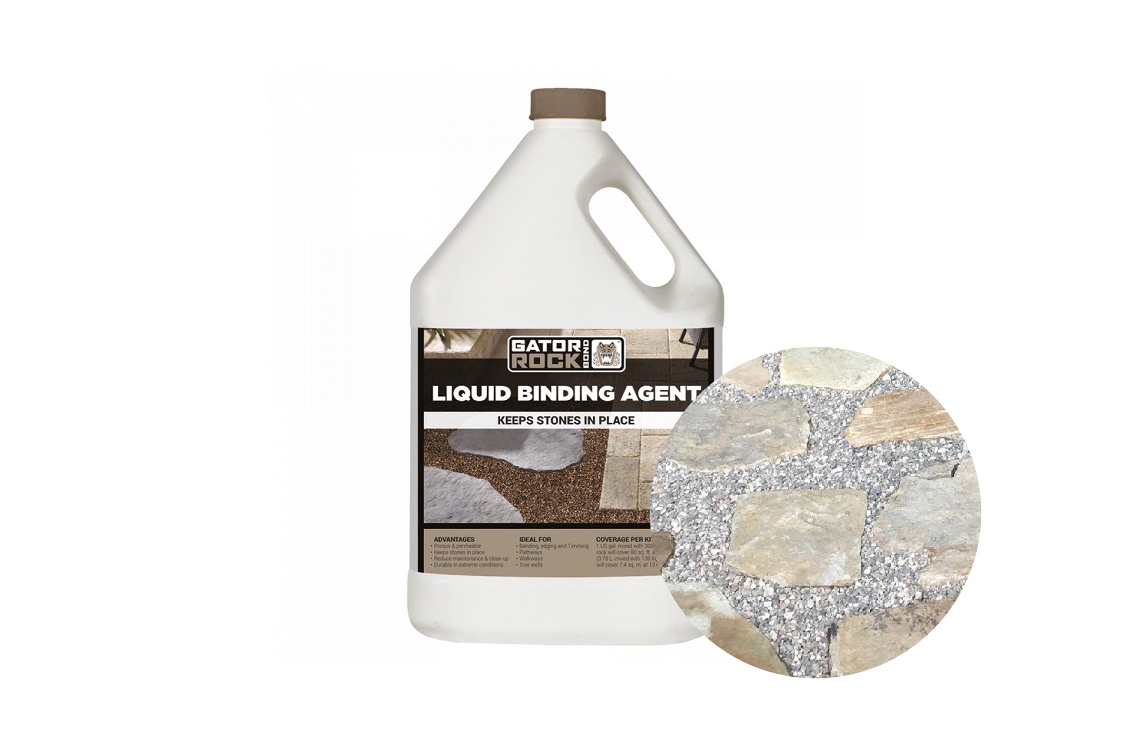 Voegmiddel Gator Rock Bond (Vloeibaar Bindmiddel) Transparant 3,78 Liter