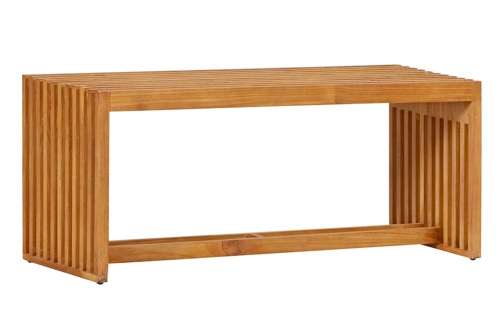 Bijzet Tuinbankje Teak Riverside 110x35x45.5cm