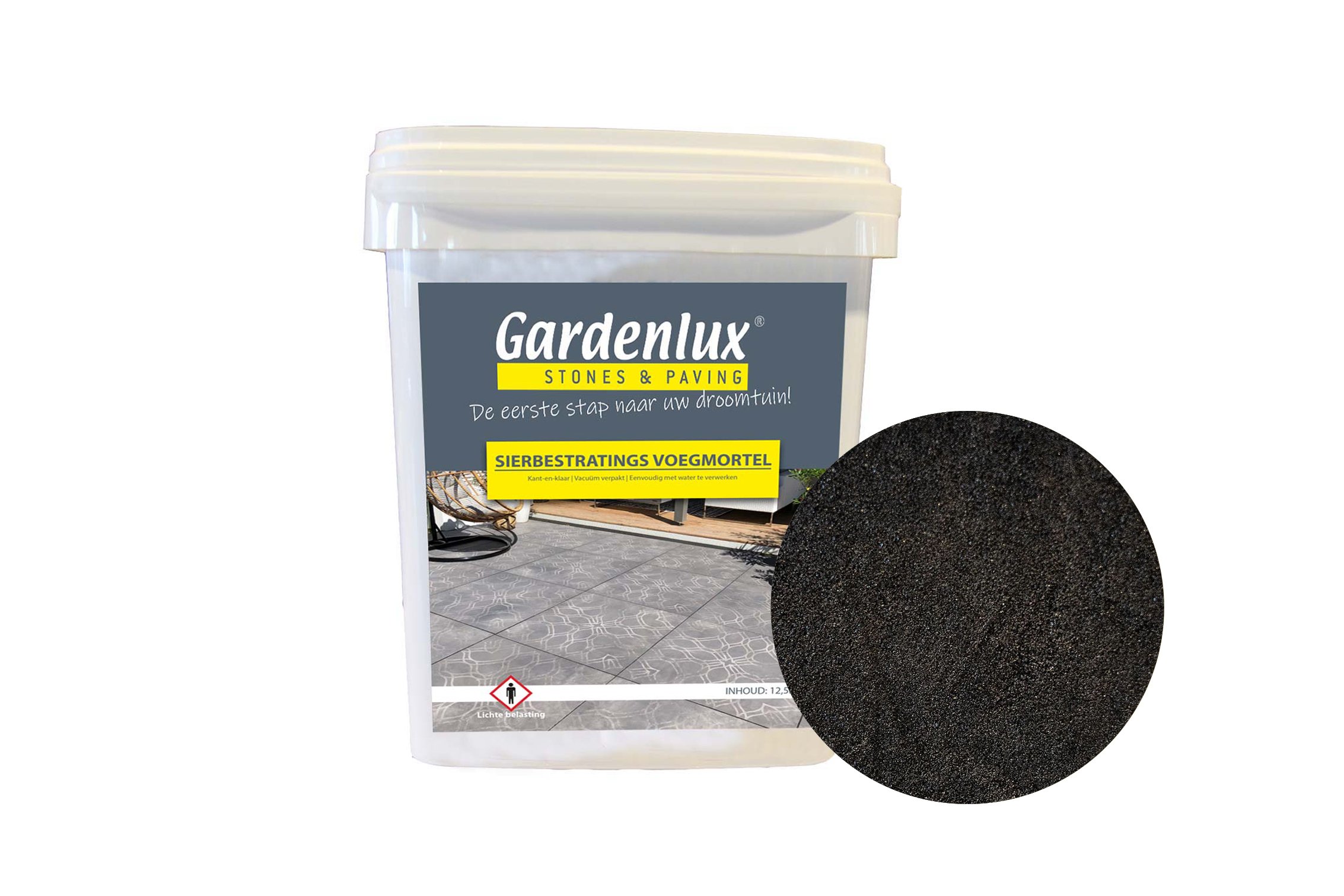 Voegmortel Kant-en-Klaar Basalt 12,5 kg