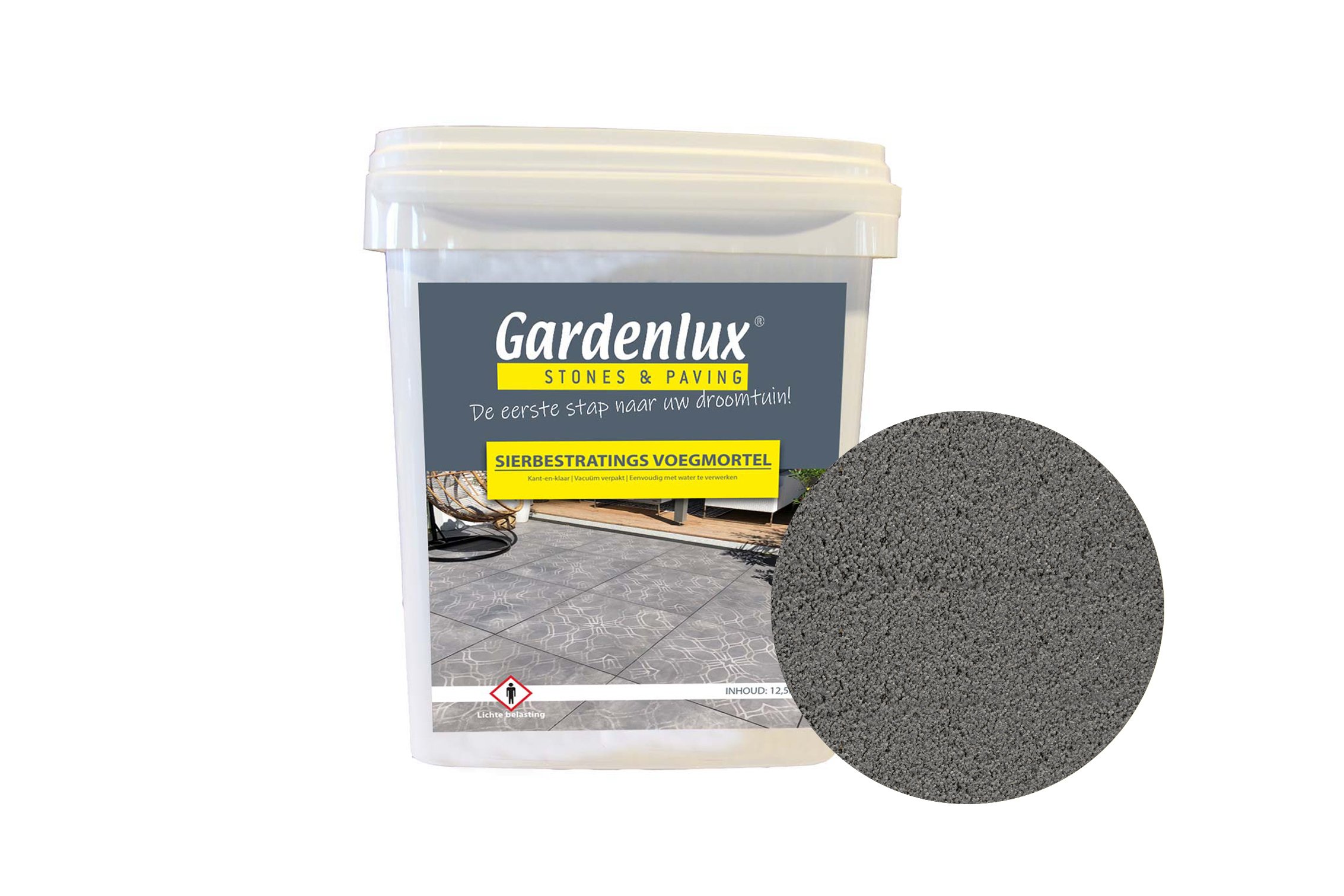 Voegmortel Kant-en-Klaar Steengrijs 12,5 kg