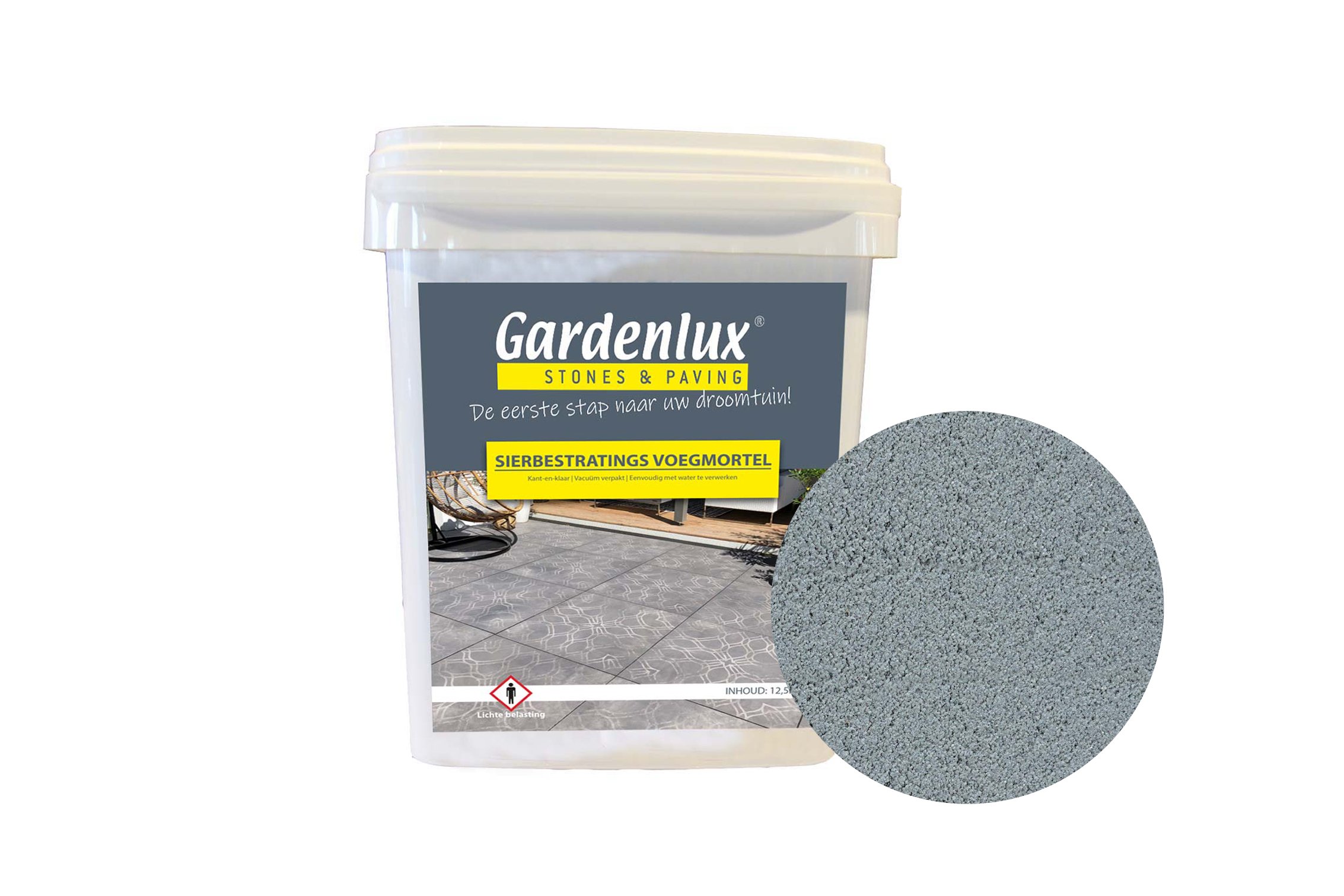 Voegmortel Kant-en-Klaar Zilvergrijs 12,5 kg