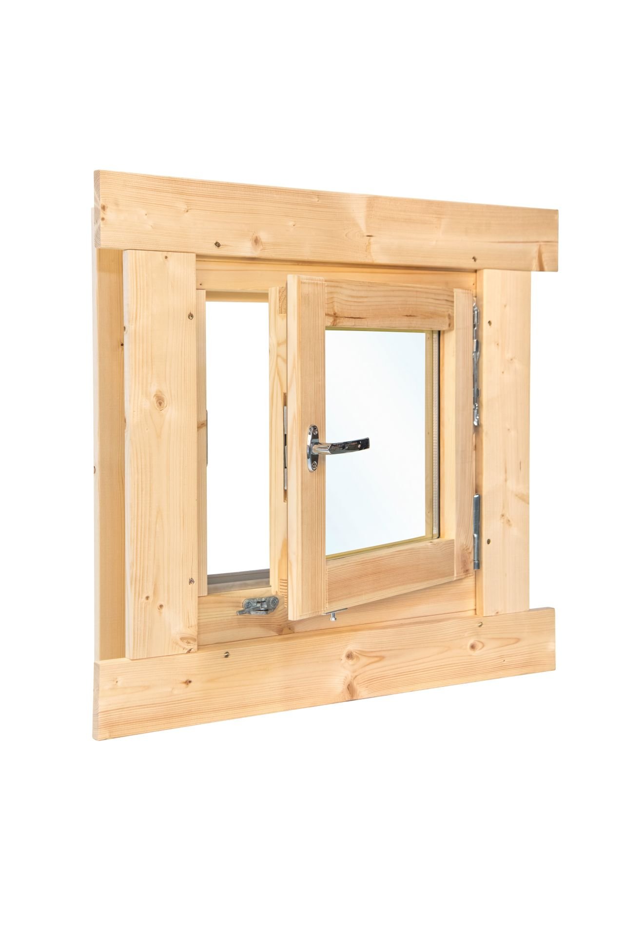 Draai/kiepraam 50×50 cm voor wanddikte 28 t/m 70 mm dubbelglas