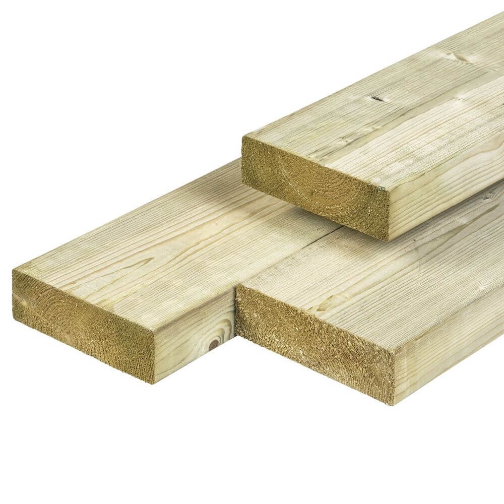 Balk Geimpregneerd hout 4.5×14.5cm glad geschaafd