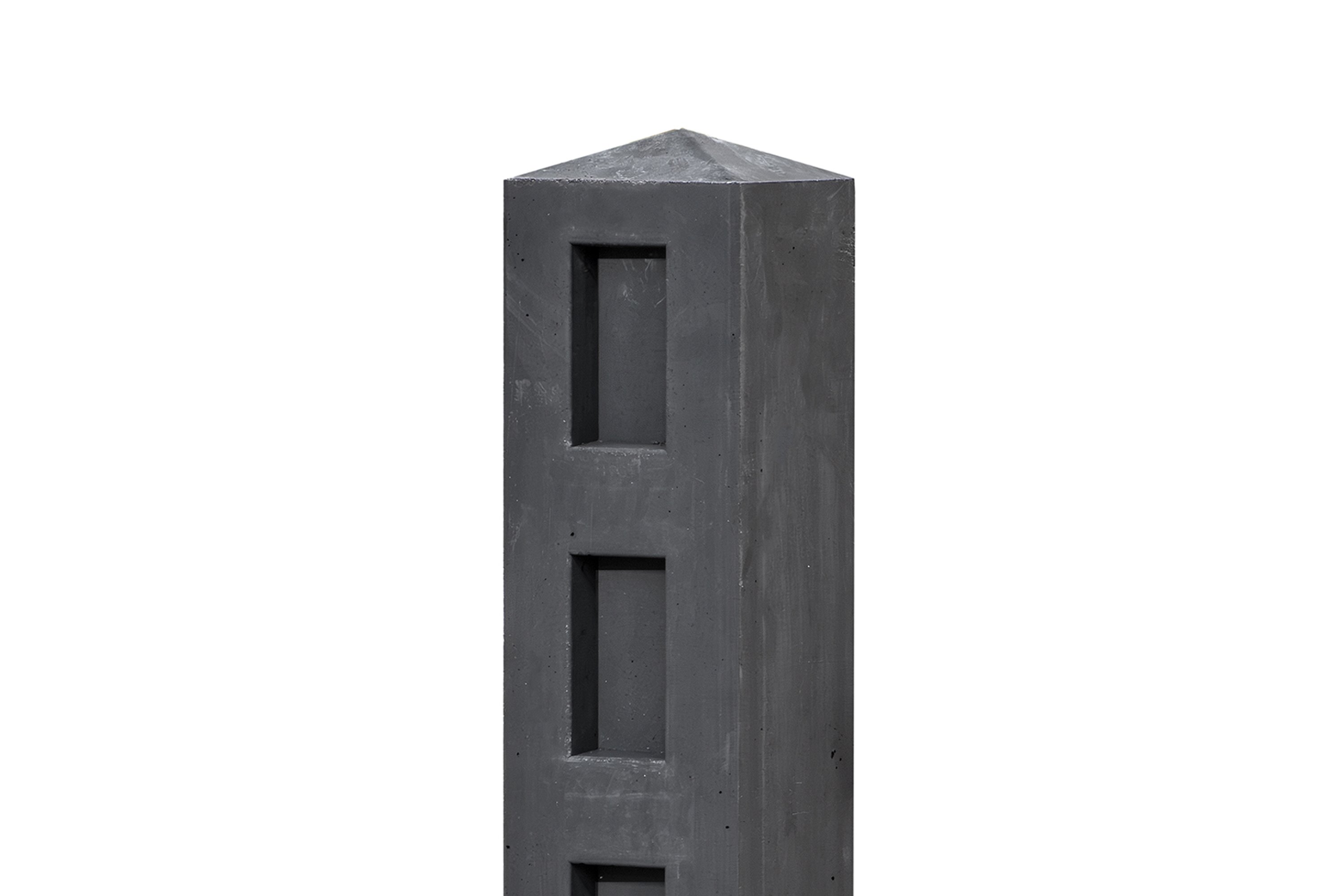 Betonpaal Linge Antraciet 13 x 13 x 120 cm