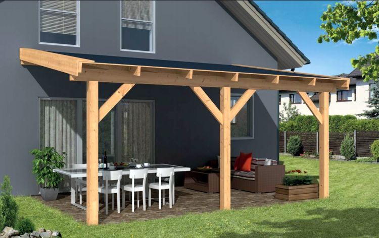 Houten Frame Easy Douglas fijnbezaagd hout in 5 maten
