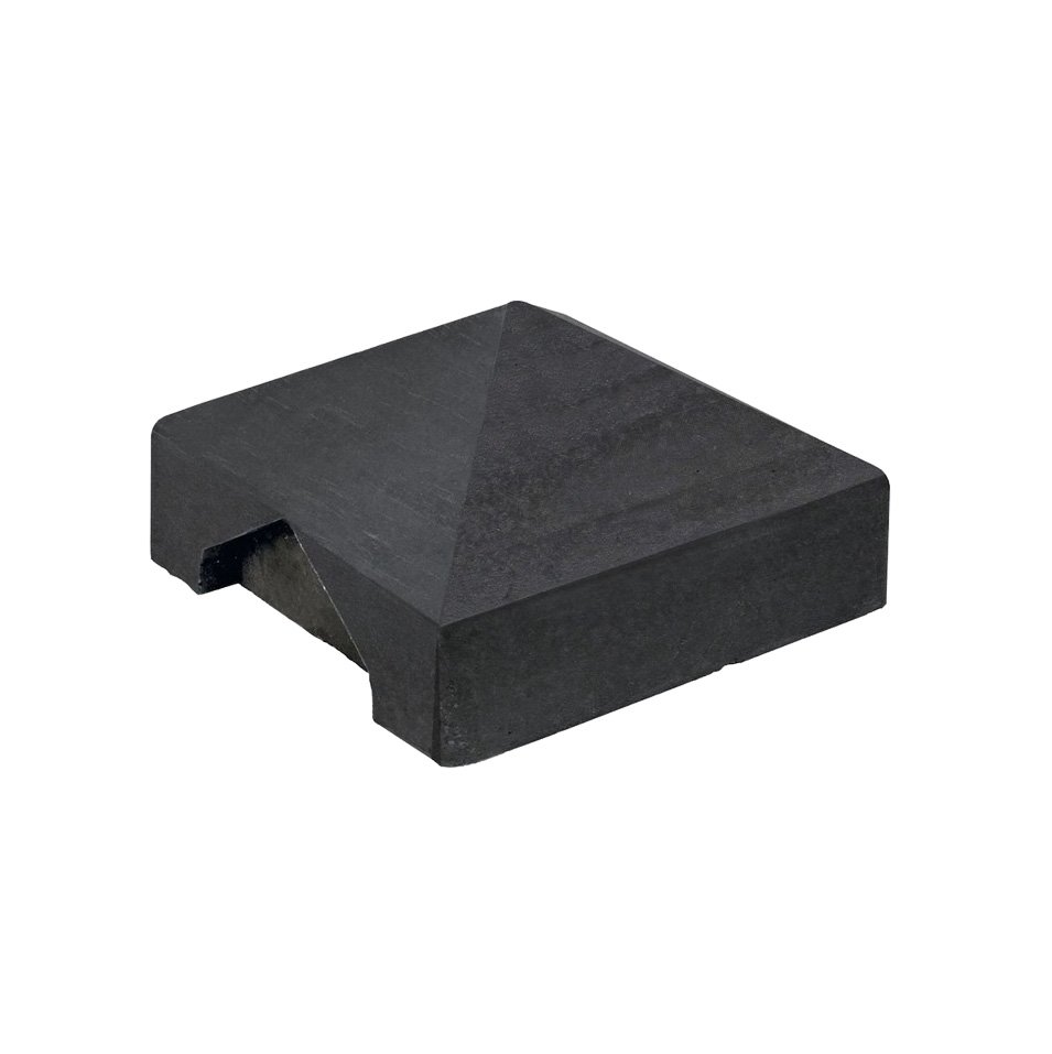 Afdekpet Beton Piramide Antraciet Gecoat