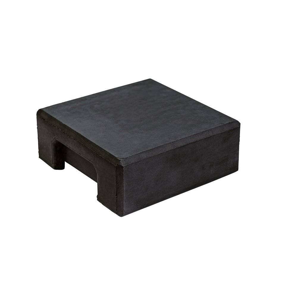 Afdekpet Beton Vlak Antraciet Gecoat