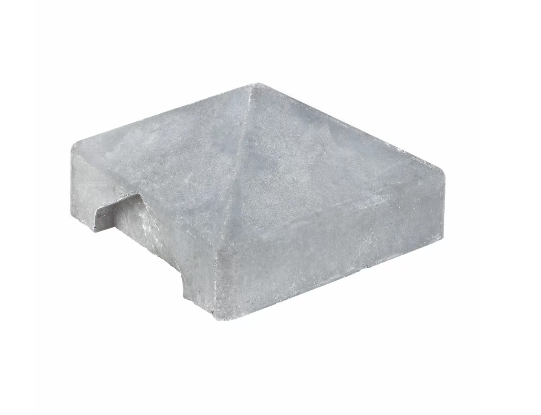 Afdekpet Beton Piramide Wit/Grijs