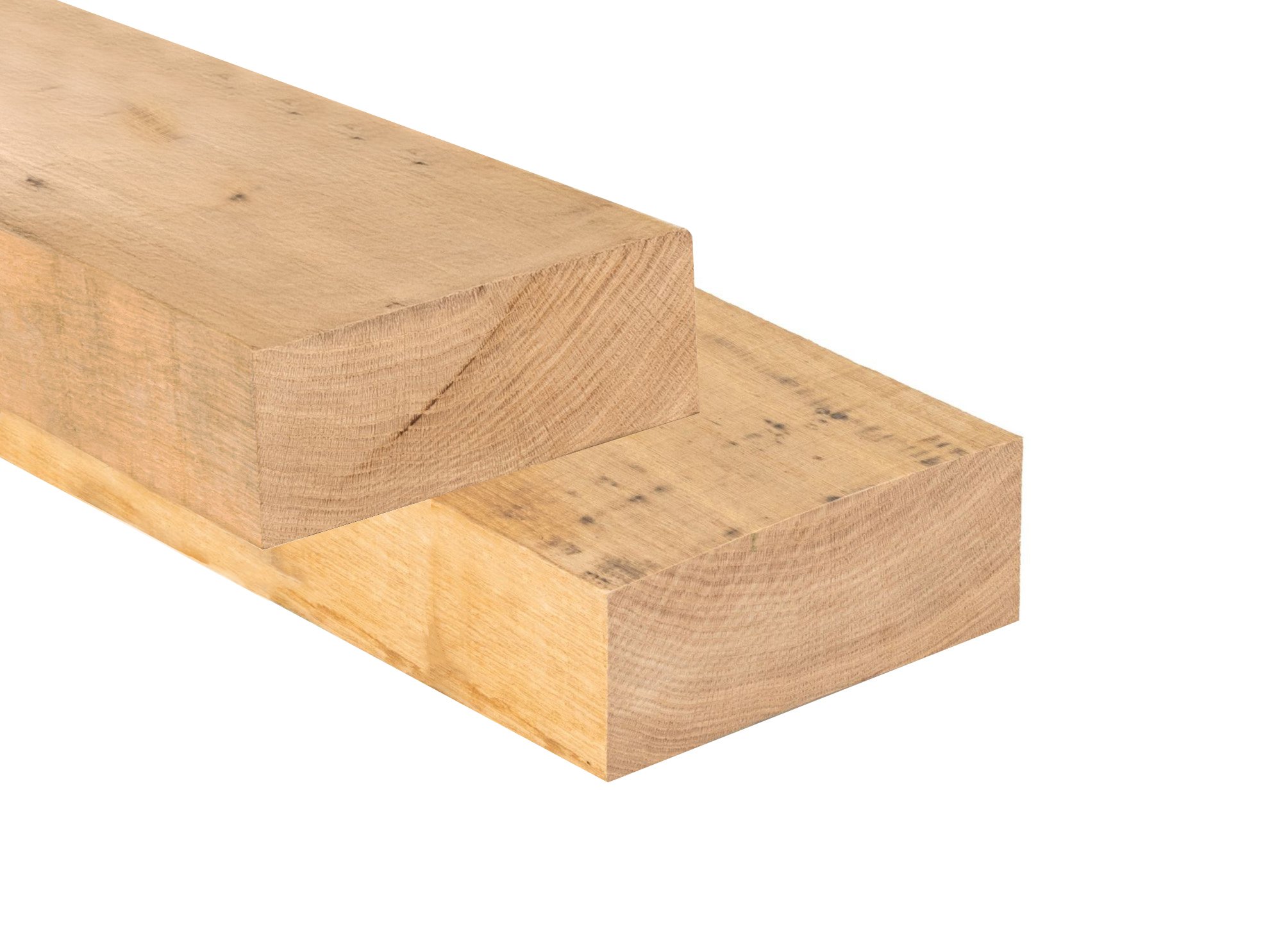 Balk Eiken Hardhout 7.0 x 15.0 cm Fijnbezaagd