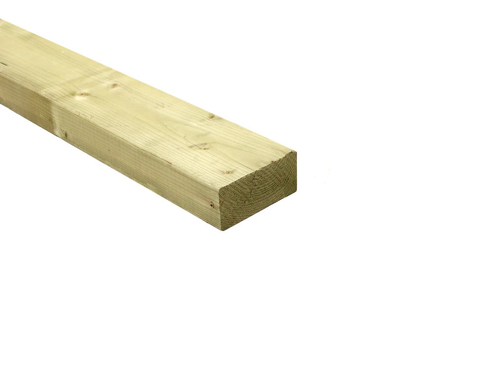 Balk Vuren Geimpregneerd hout 4.5×9.5cm Glad geschaafd Populair