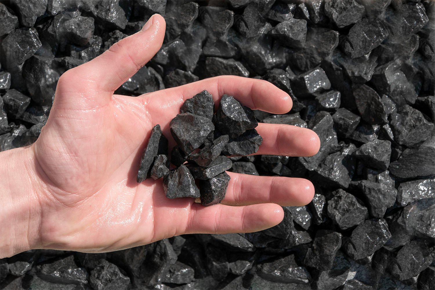 Basalt split zwart 16-25 mm – bigbag 1000 kg