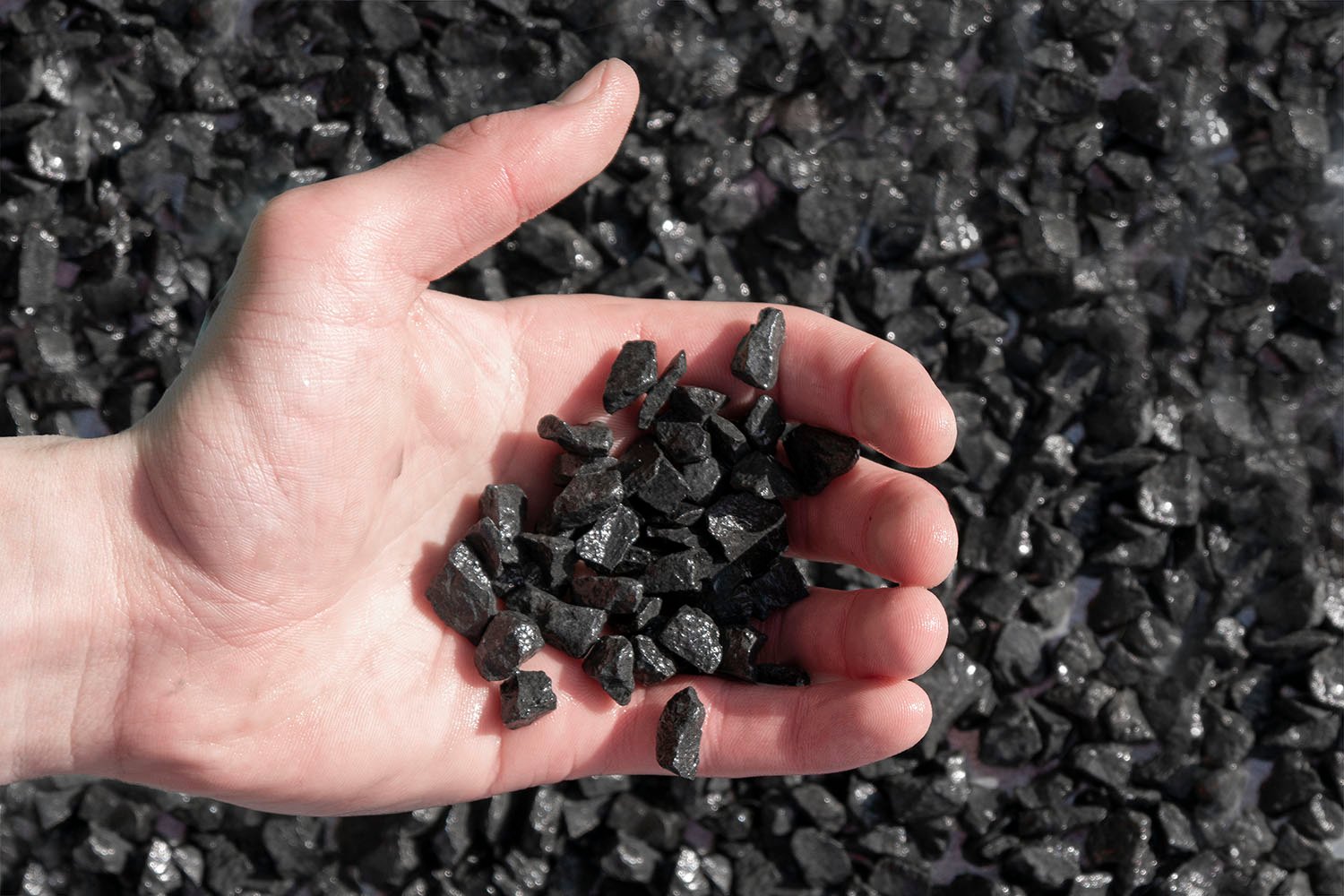 Basalt split zwart 2-5 mm – bigbag 1000 kg