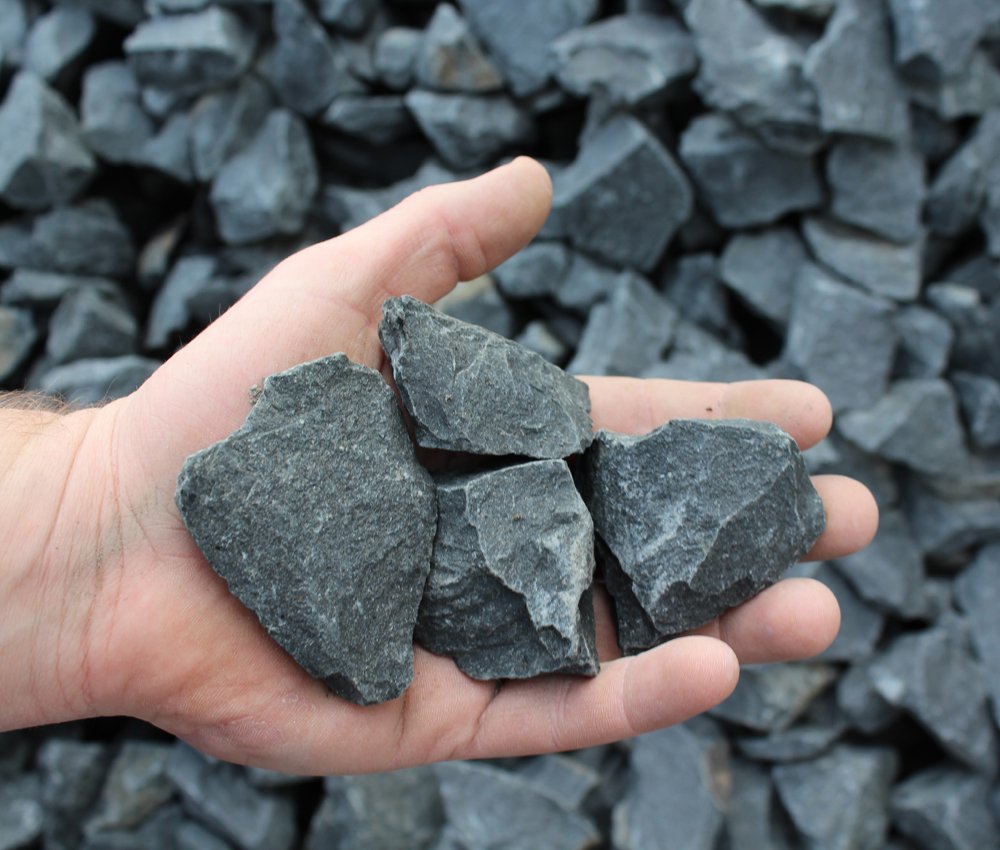 Basalt split zwart 40-80 mm – in bigbags van 650 kg of 1000 kg