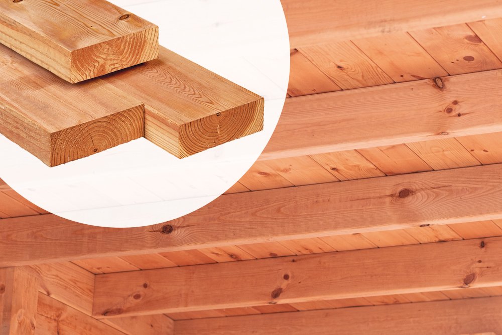 Red Class Wood ligger 4.5×14.5cm in Douglas kleur