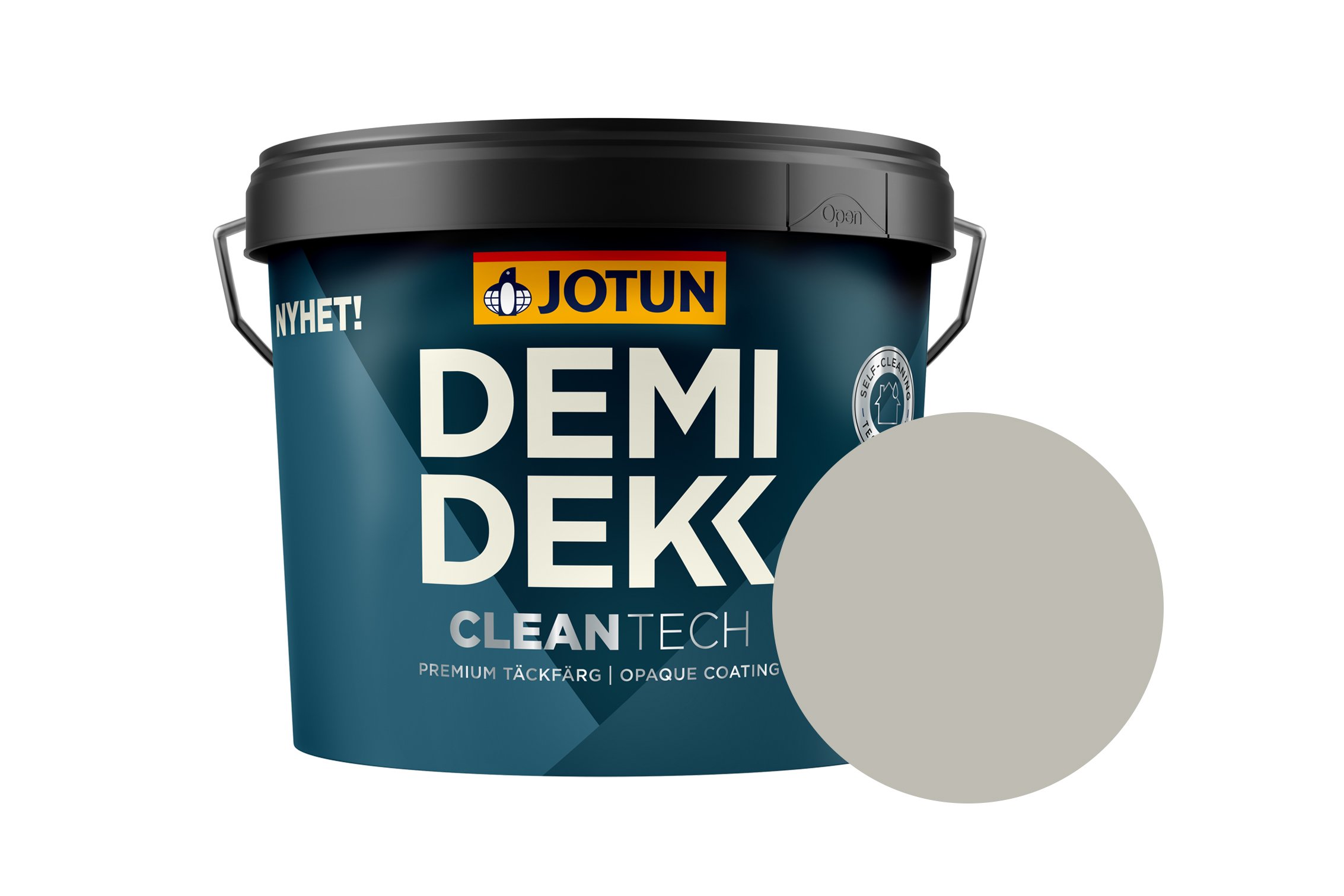 Jotun Demidekk Cleantech Beits – Dekkend Zijdeglans – Antikkgra