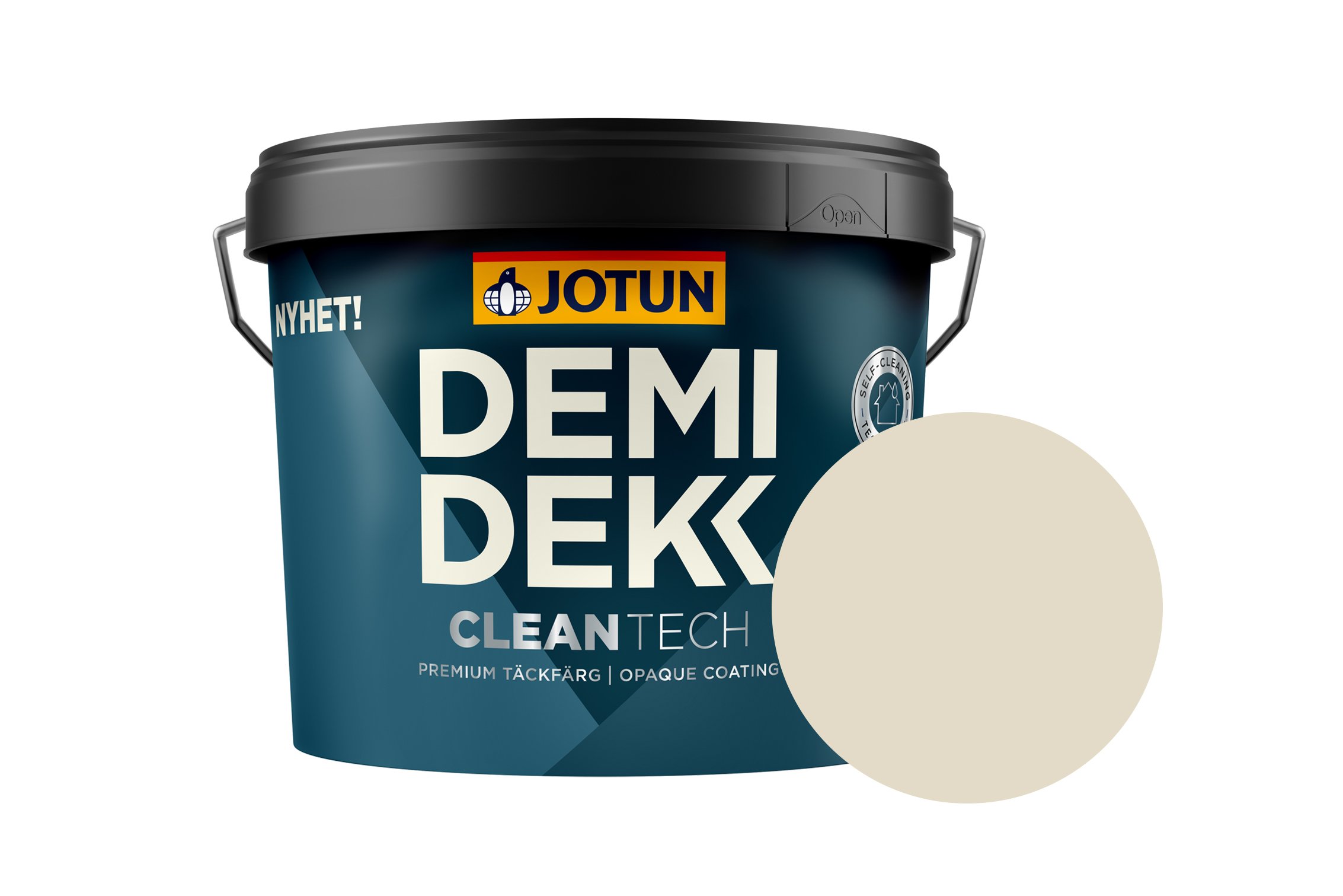 Jotun Demidekk Cleantech Beits – Dekkend Zijdeglans – Antikkhvit