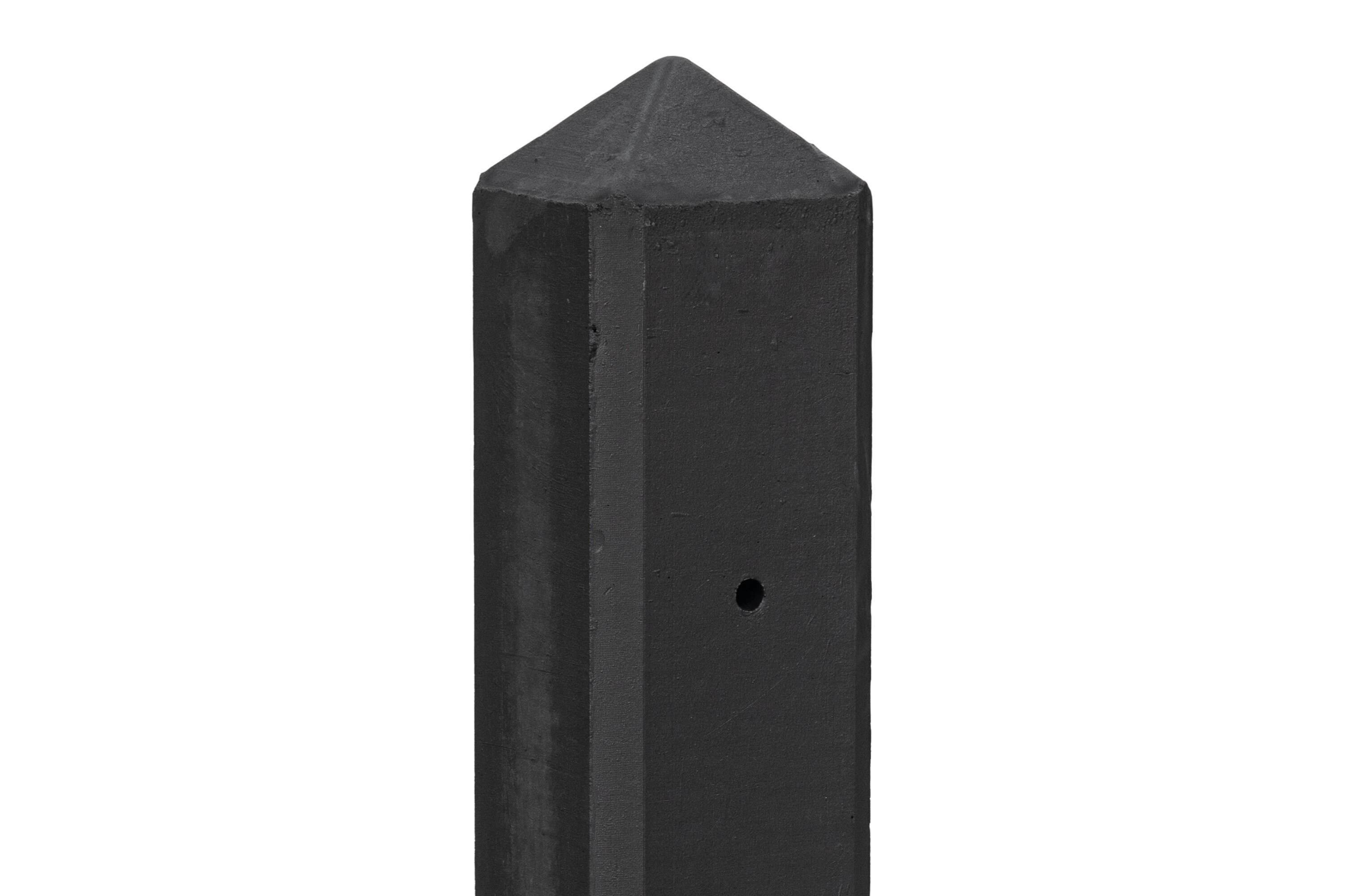 Betonpaal IJssel Antraciet Gecoat 10 x 10 x 180 cm