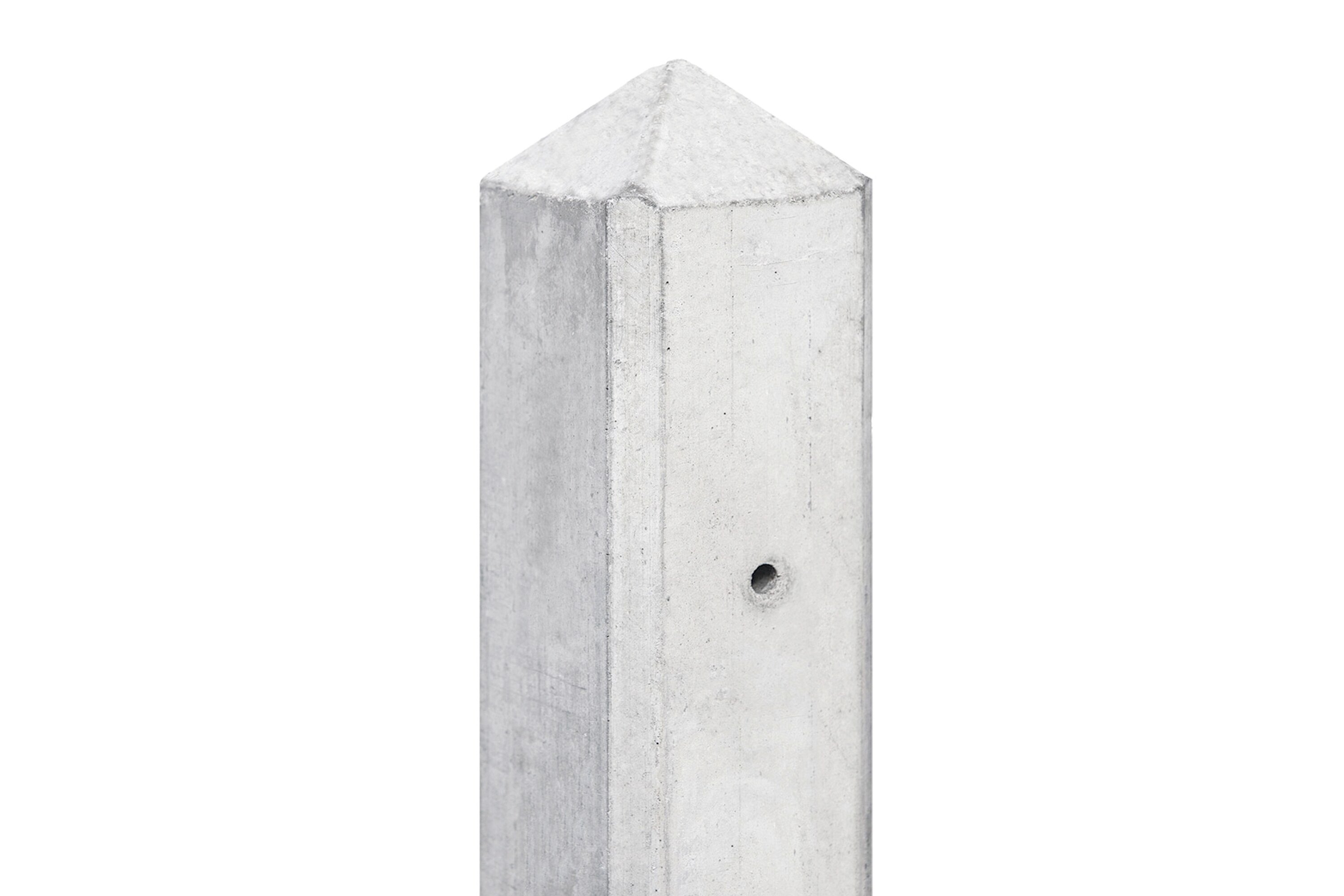 Betonpaal IJssel Wit-Grijs 10 x 10 x 308 cm