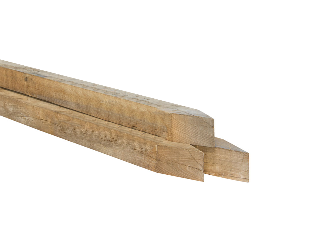 Beschoeiingspaal Vierkant Robinia Hardhout 8 x 8 x 200 – 300 cm