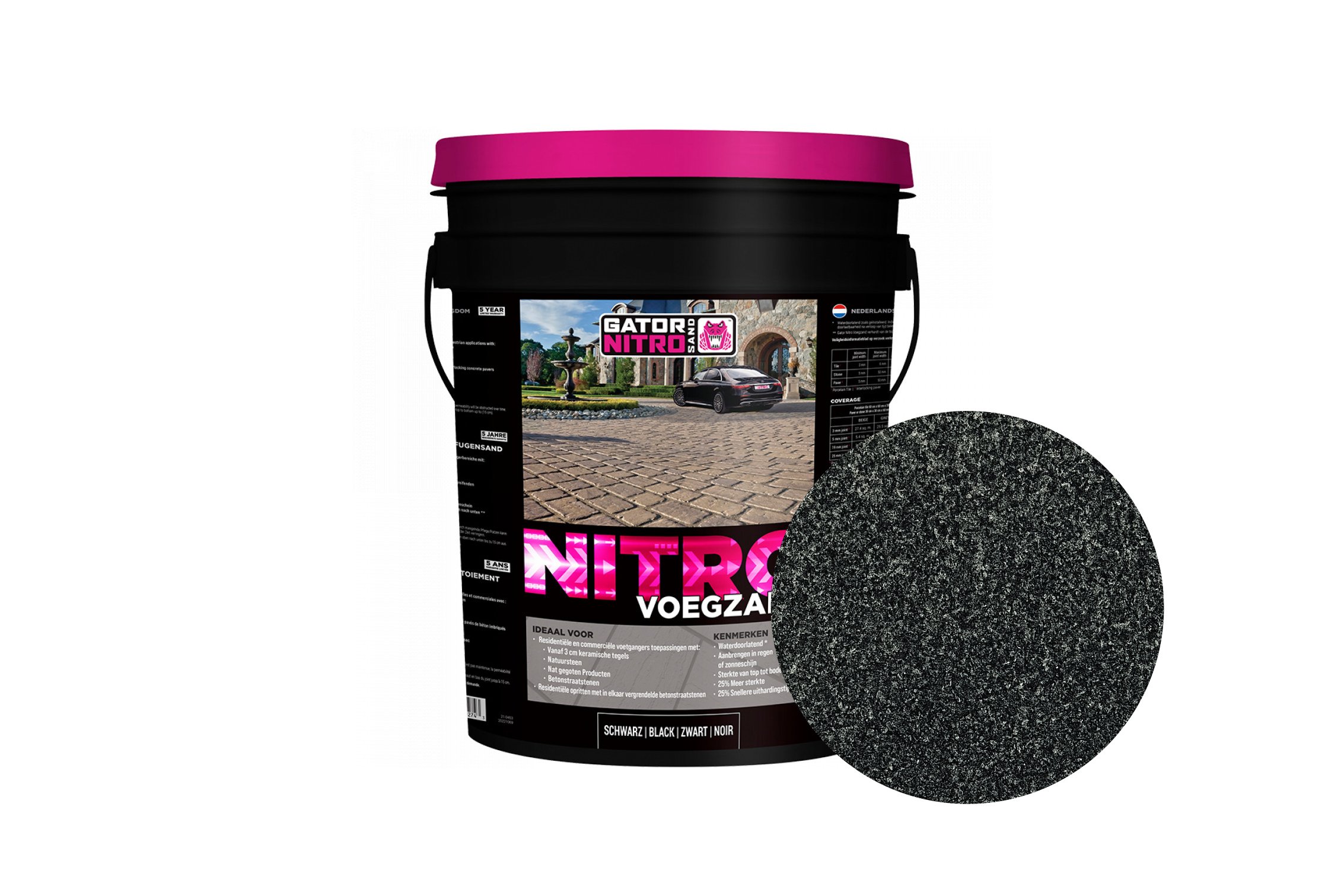 Voegzand Gator Nitro Sand Grijs 18,14 kg