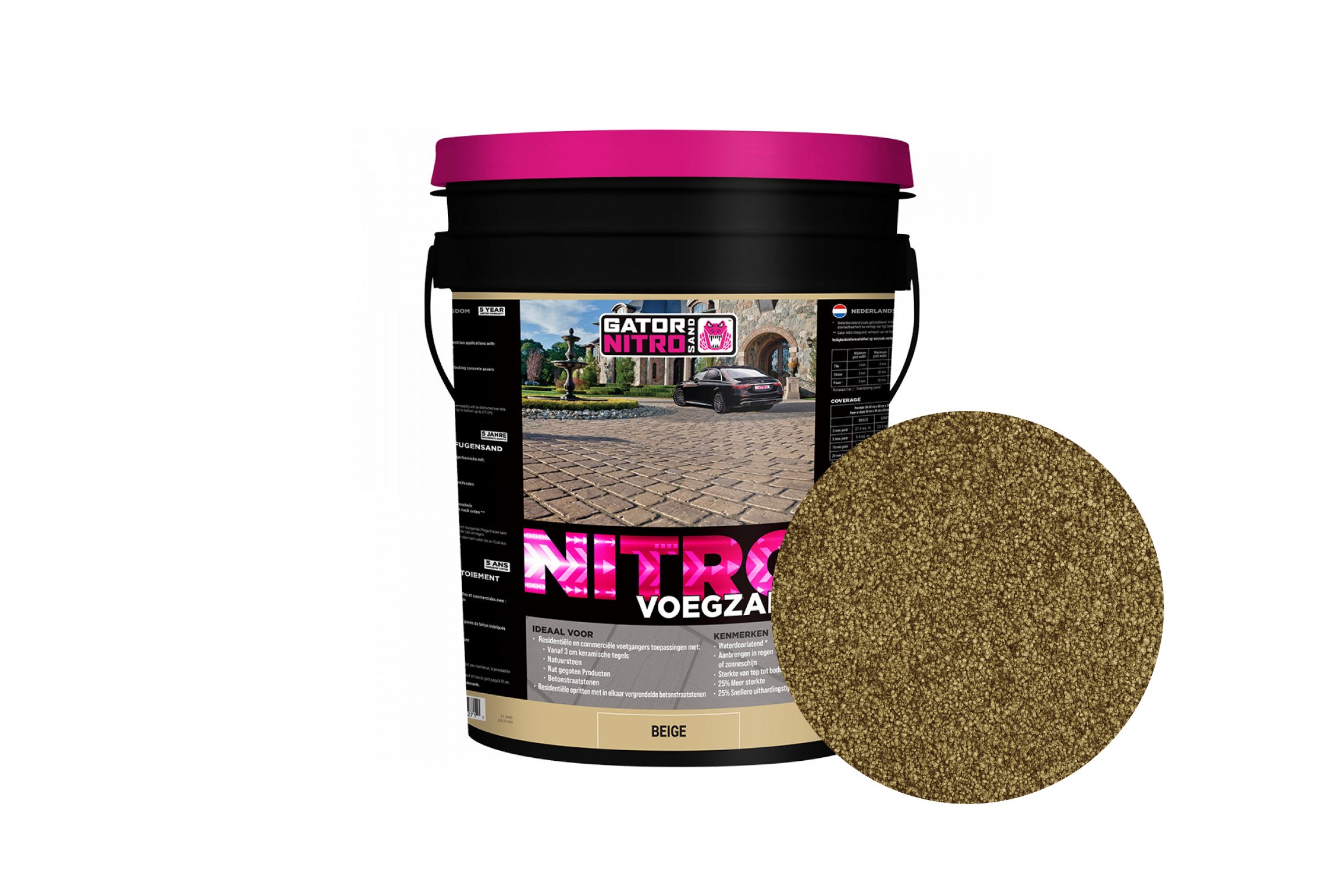 Voegzand Gator Nitro Sand Beige 18,14 kg