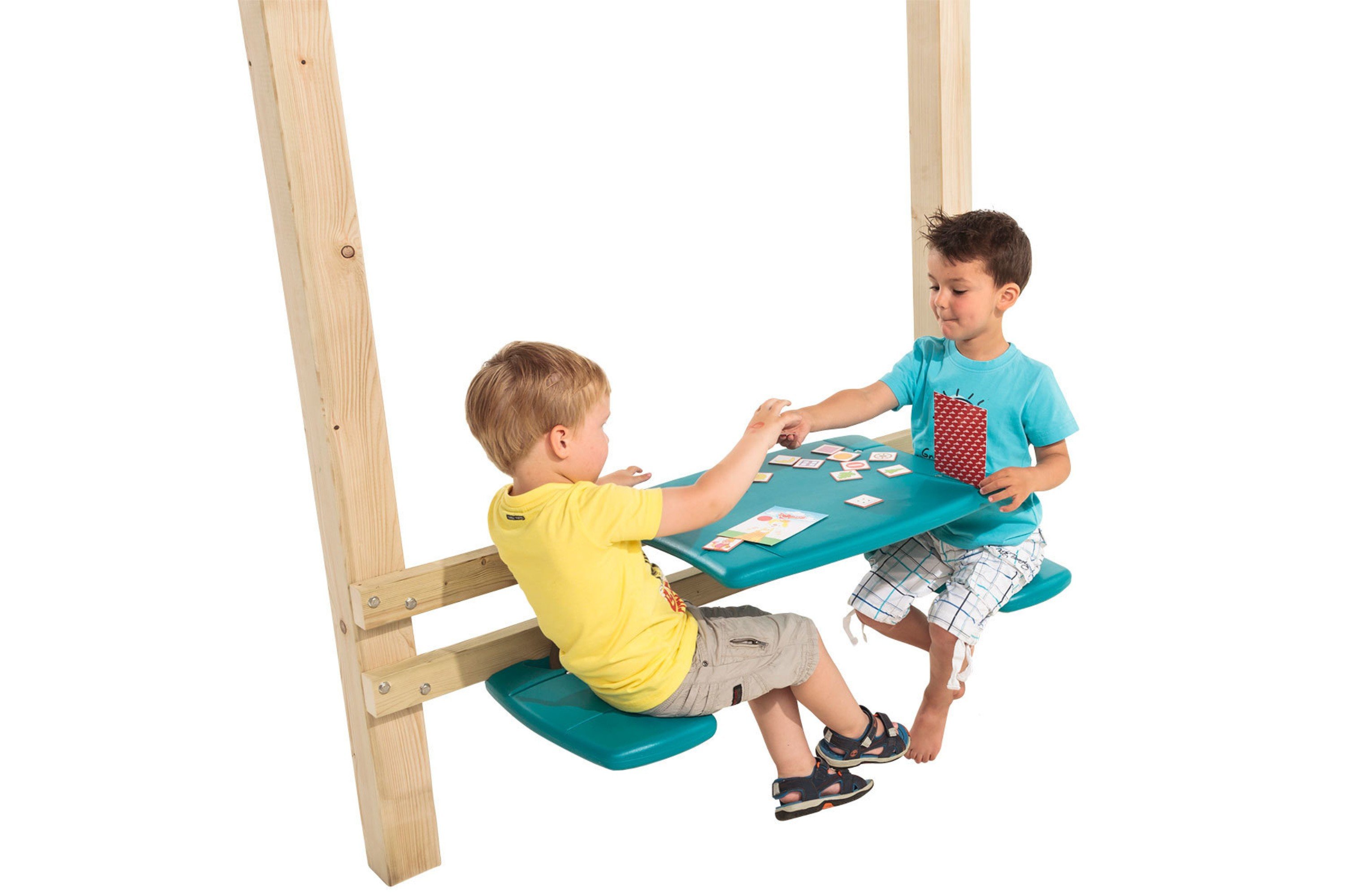 Aanbouwpicknickset, geschaafd grenen
