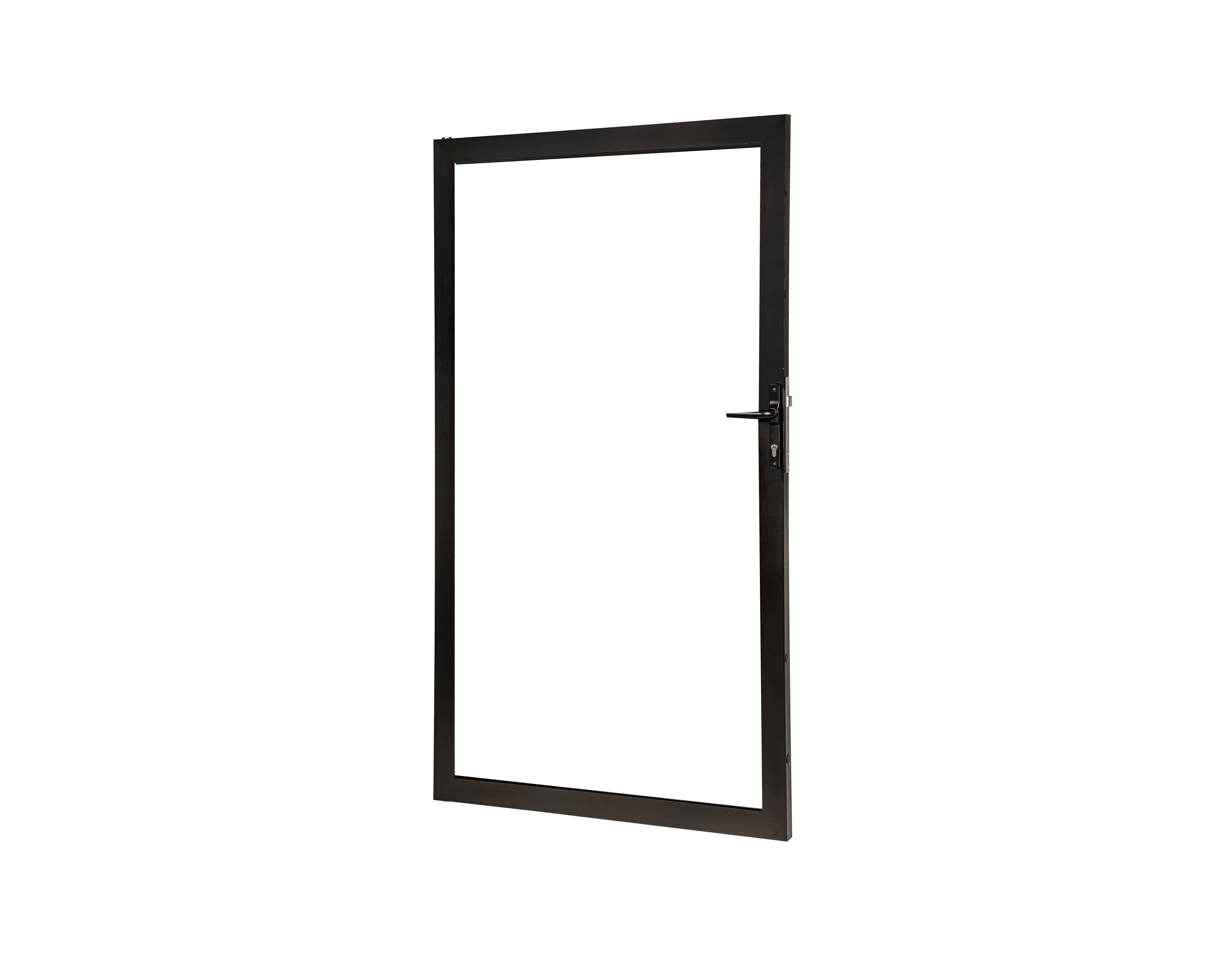 Aluminium Poortframe PuraFence – Zwart 180x100cm incl. deurbeslag