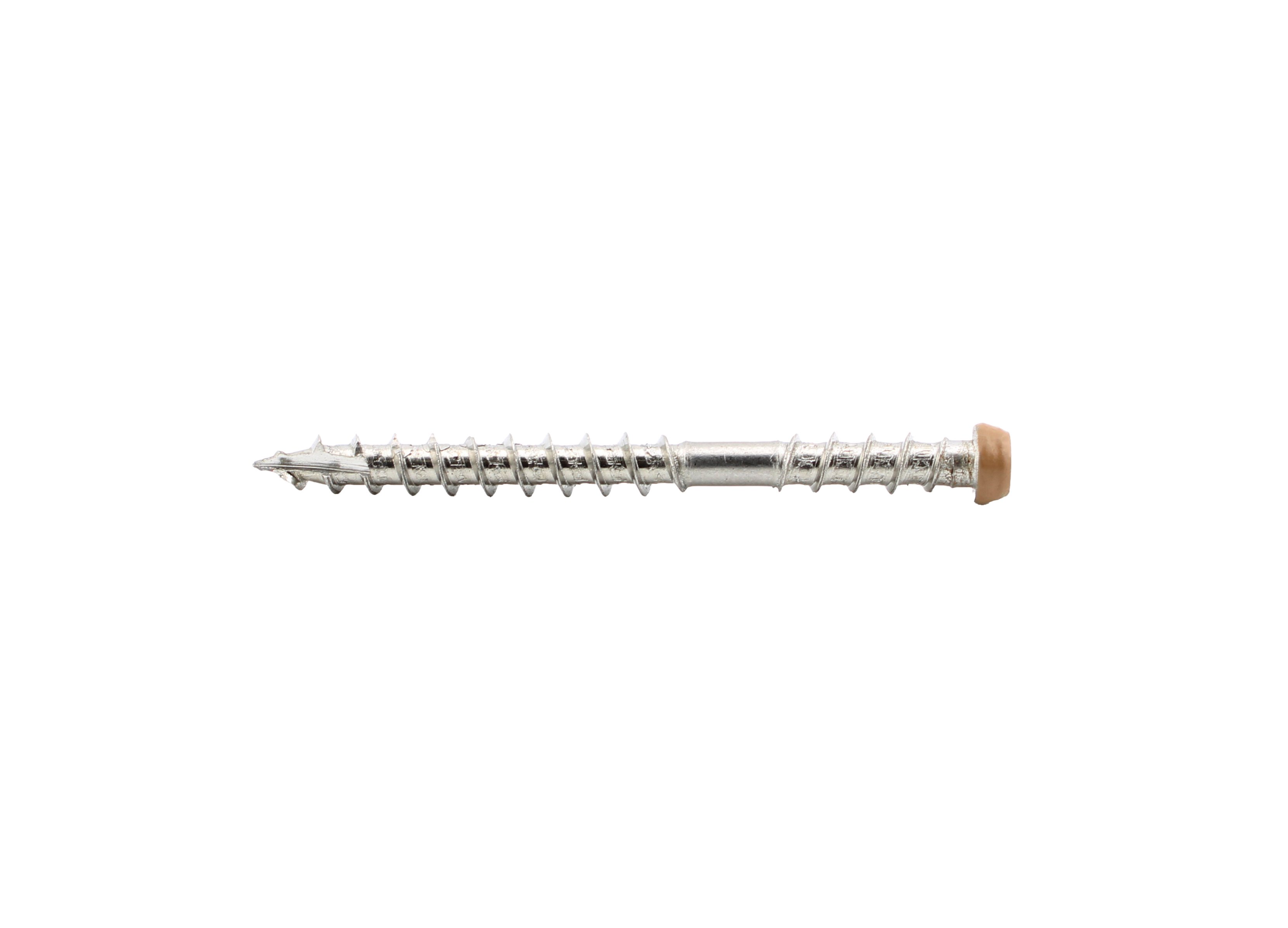 PuraFix Vlonderplank Schroef RVS 5,3 x 58 mm – Cedar – Set 75 stuks