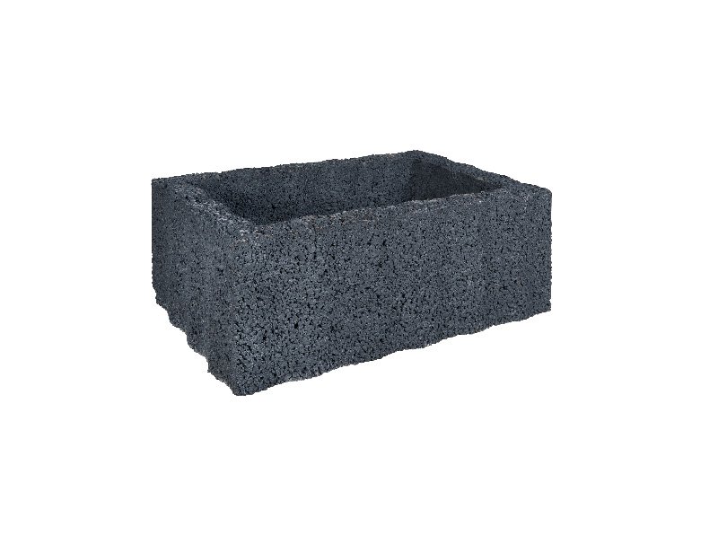 Beplantingselement Ridgeflor Groot Gardenlux 60x40x25cm Antraciet