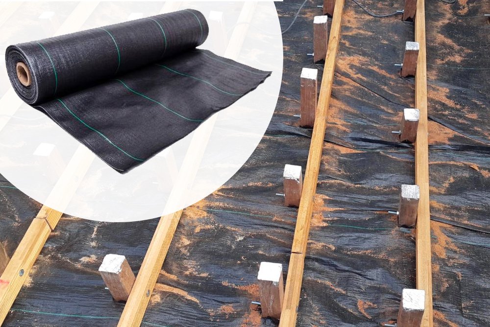 Anti worteldoek 330 cm breed – Rol 100 meter