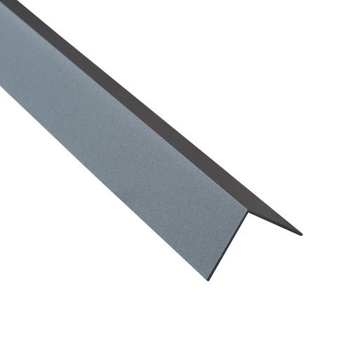 Aluminium L-profiel Antraciet 4.0×4.0x300cm hoekprofiel